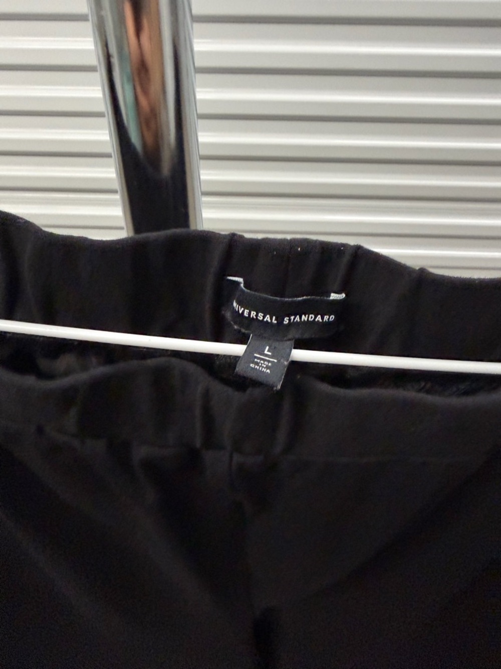 Universal Standard Black Elastic-Waist Pants